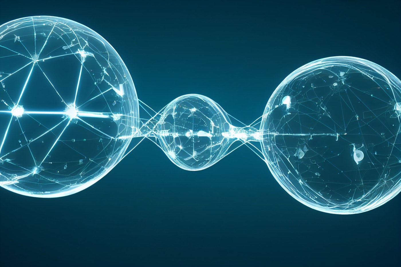 Connected network spheres